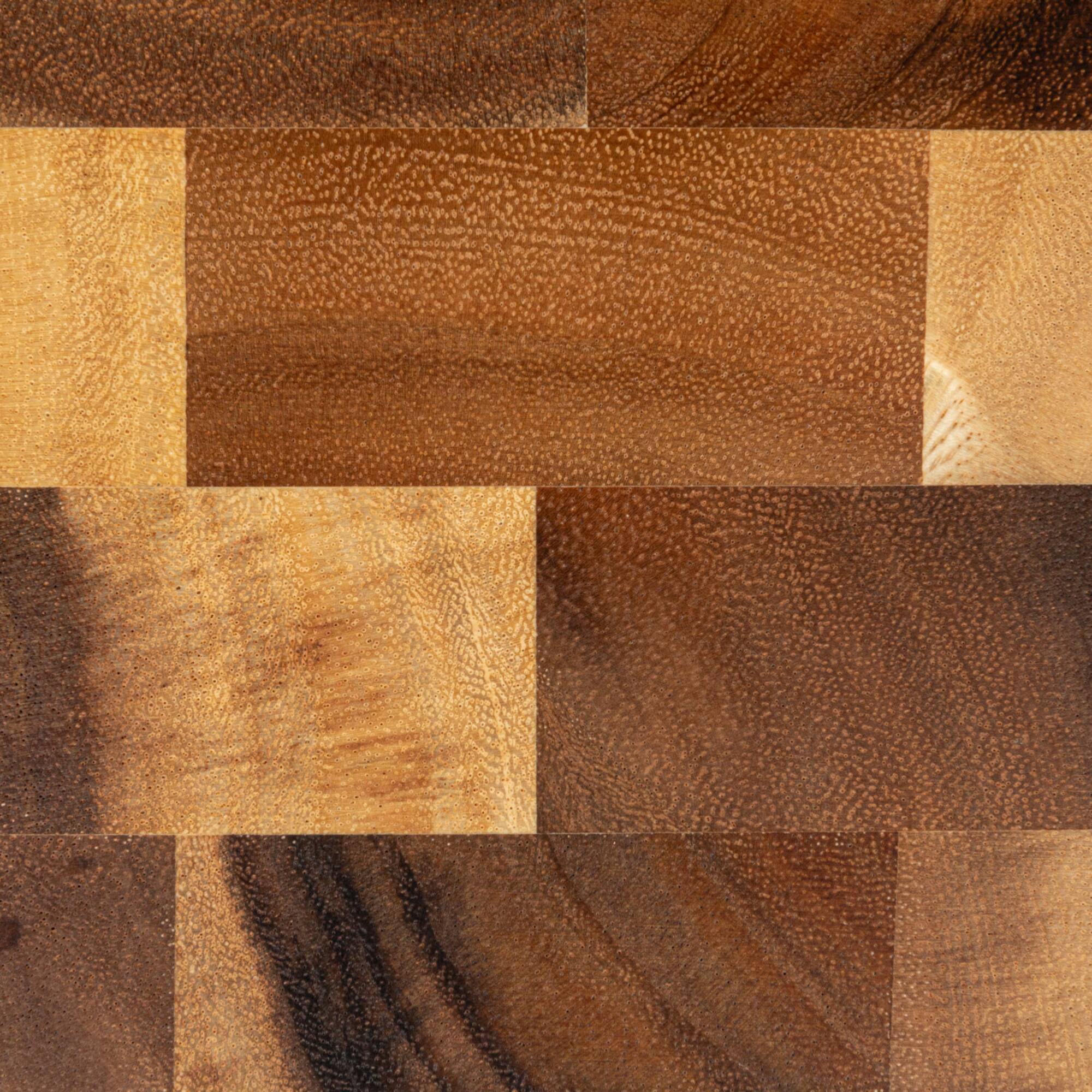Hello Honey® 14" Natural Suar Wood End Grain Rectangle Cheese & Cutting Board